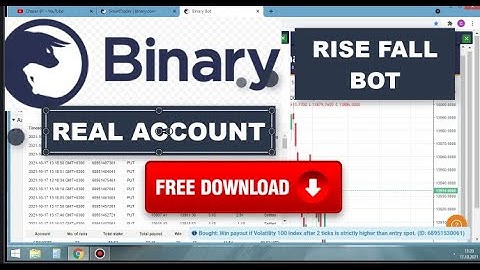 Binary Killer Rise Fall Bot Real Binary Account (FREE Download)