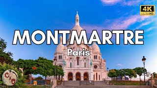 Autumn in Paris, Montmartre Walking Tour 4K November 2023