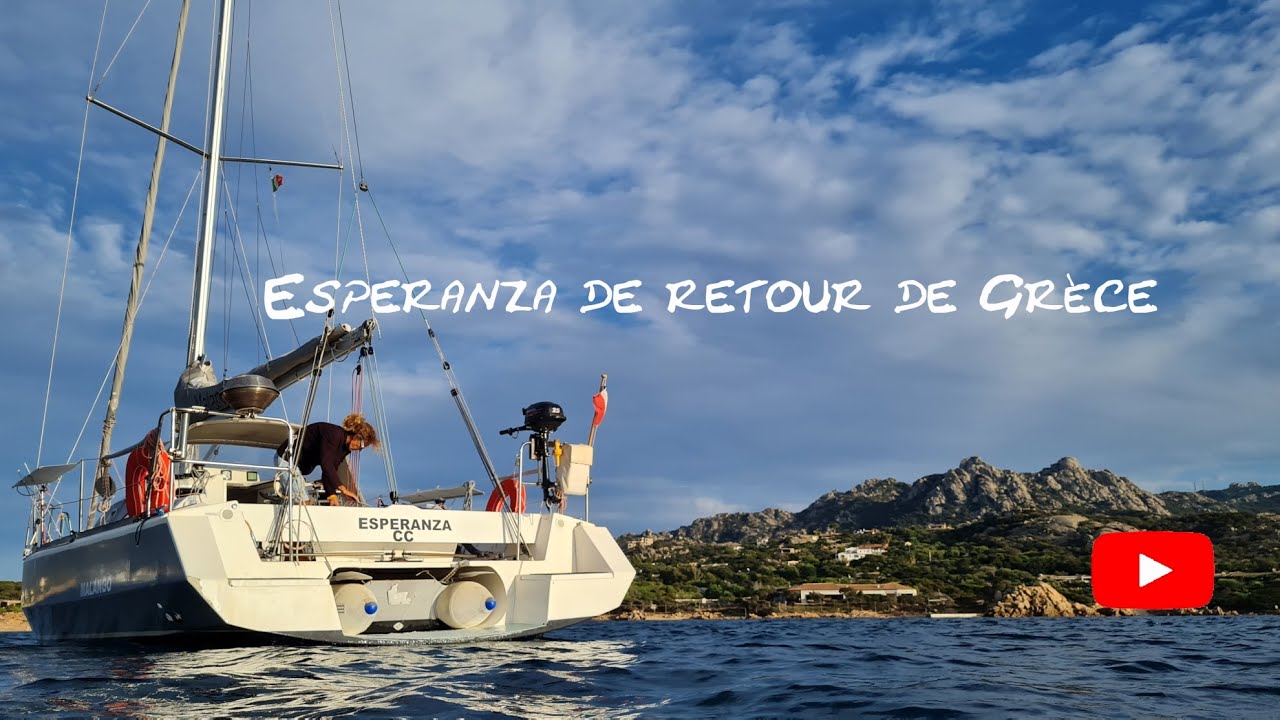 ⁣Retour de Grèce en voilier. Détail du parcours dans la description.