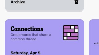 At SudokuCon! April 5th, 2025 NYT Connections, Mini Crossword, Strands, and Wordle screenshot 4