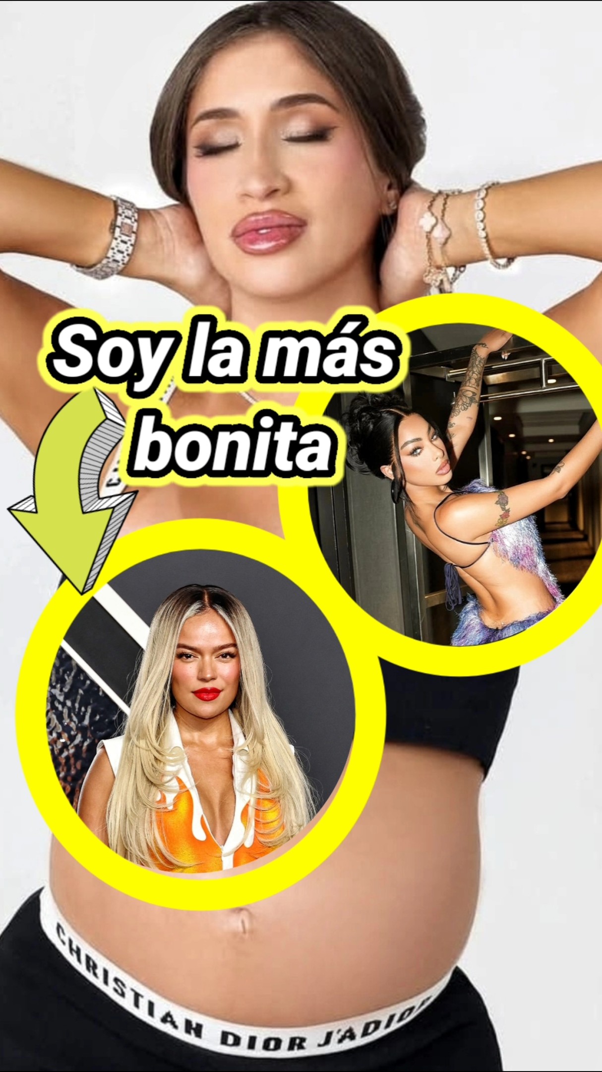 Quien es la más bella? #karolg #yailinlamásviral
