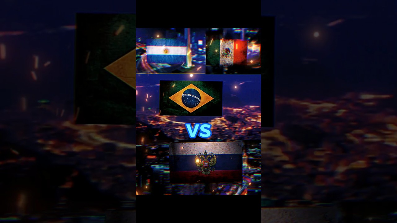 Russia vs Brazil and Argentina and Mexico #shorts #peacefulcomparison #country #comparison #vs