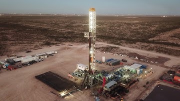 Permian Basin West Of The Pecos Luxe - Drilling Rig - Mavic Pro 2018