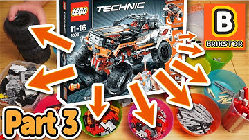 LEGO Therapy - Sorting 1000+ LEGO parts - TECHNIC 4x4 Crawler [PART 3] ASMR & Lo-Fi Music