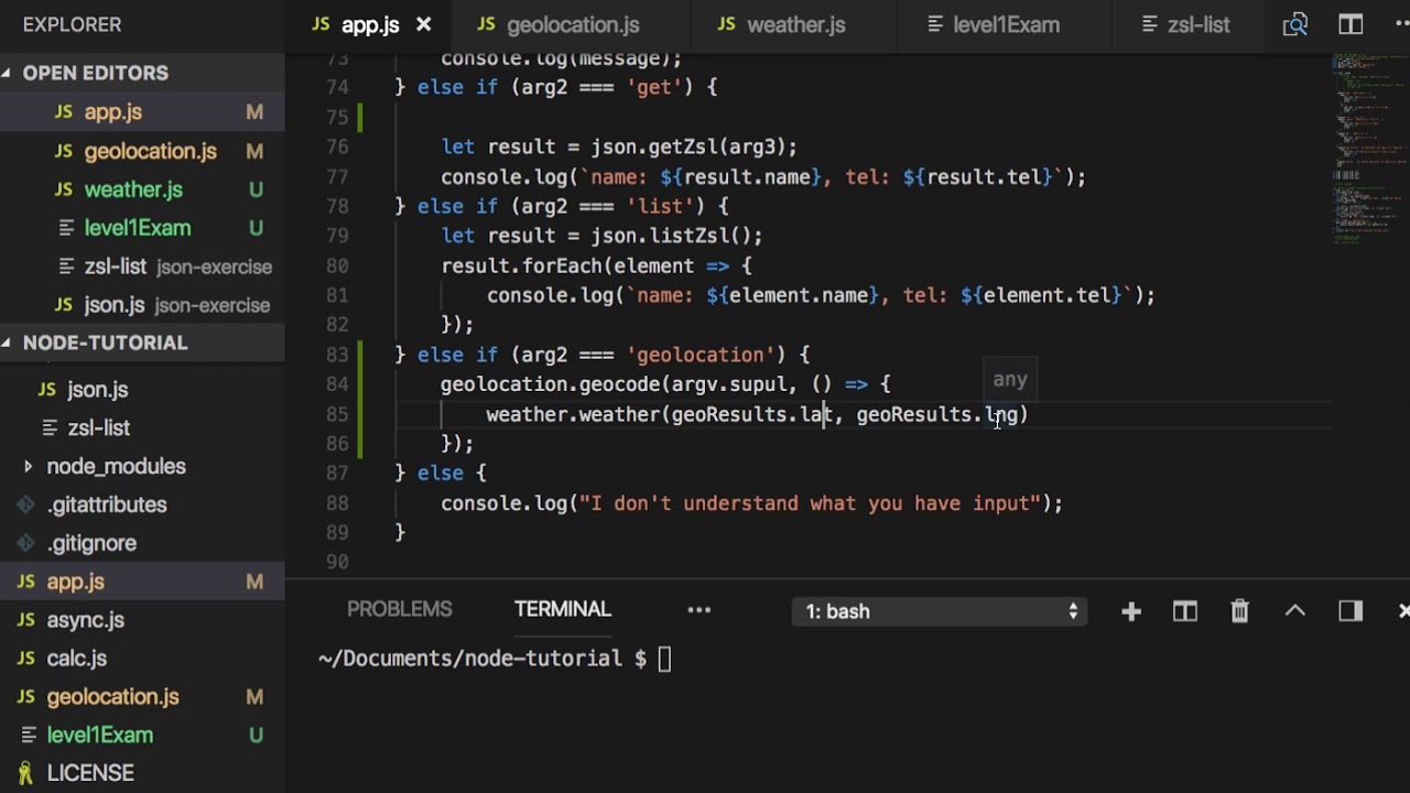 [Node.js] 029 - Using callback to solve asynchronous issue - YouTube