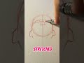 How to draw face from lower angel || Jmarron