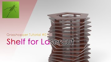 Grasshopper Tutorial - #128 Shelf for Lasercut - Digital Fabrication