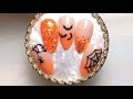 NAIL ART: Halloween Nail Design - Ombre, Loose Glitter, Stamping and Hand Painting