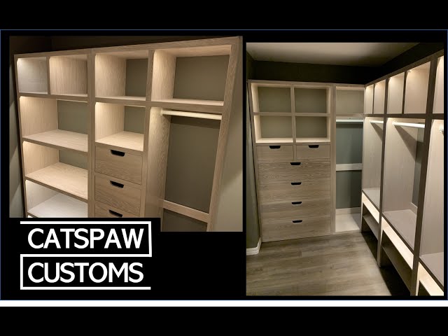 Built In Closet Cabinets Master Closet Designs | Artisan Custom