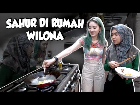 WILONA MASAKIN SAHUR UNTUK RICIS.. Rusuh Banget..!