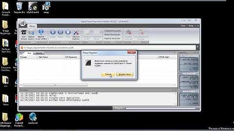 Auditing System Passwords Using L0phtCrack v6 0 18