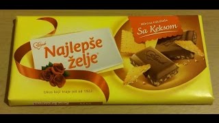 Najlepše Želje čokolada - Keks / Best Wishes chocolate - Biscuit