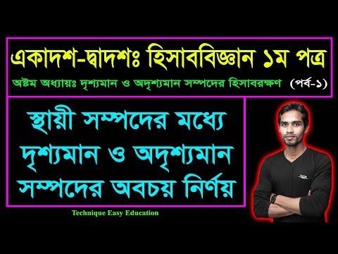 ভিডিও: স্থায়ী সম্পদের অবচয়