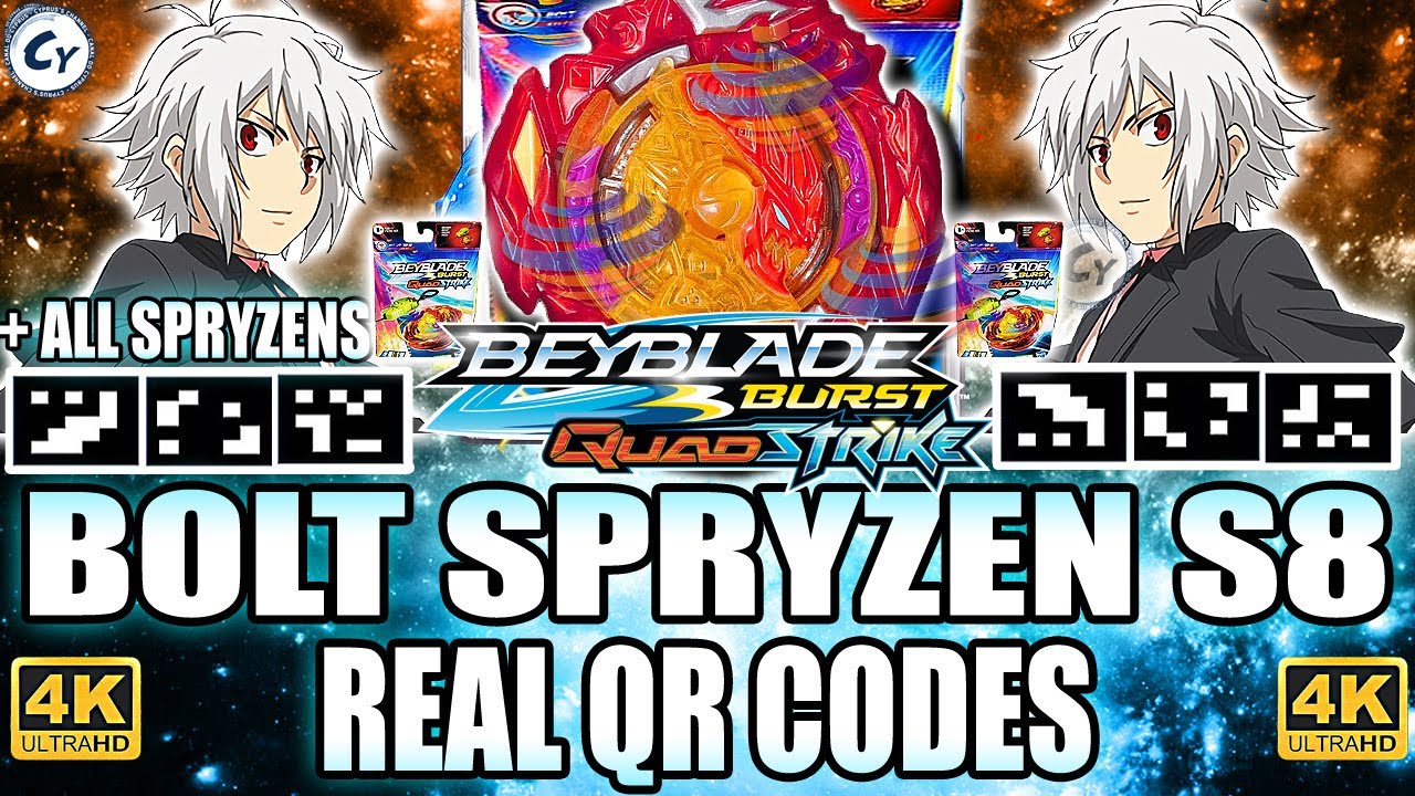 ALL 30+ QUADSTRIKE BEYBLADES QR CODES 2023