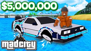 Buying the most EXPENSIVE CAR in ROBLOX MAD CITY!!