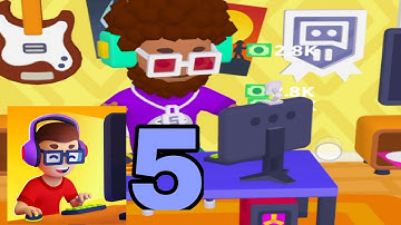 #Part 5 Idle Streamer - Tuber game. Get followers tycoon (Android - iOS)