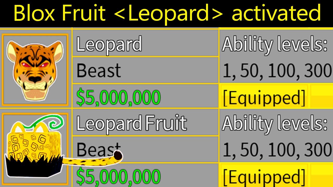 leopard blox fruits stock｜TikTok Search