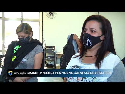 Grande procura por vacinação nesta quarta-feira