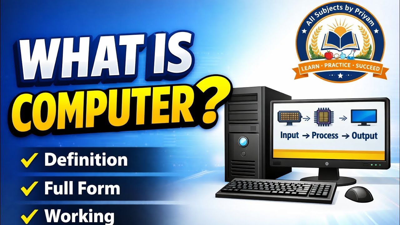 कंप्यूटर क्या है? | Computer Basics for Beginners (Hindi)