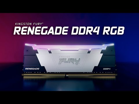 DDR4 memory with speeds of up to 4600MT/s – Kingston FURY Renegade RGB
