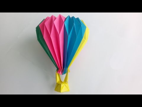 Как сделать воздушный шар из бумаги своими руками