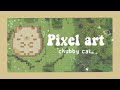 [mcpe] chubby cat ~ 🎨 minecraft pixel art tutorial