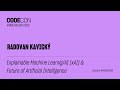 Explainable Machine Learning/AI &amp; Future of Artificial Intelligence - Radovan Kavický - CODECON 2023