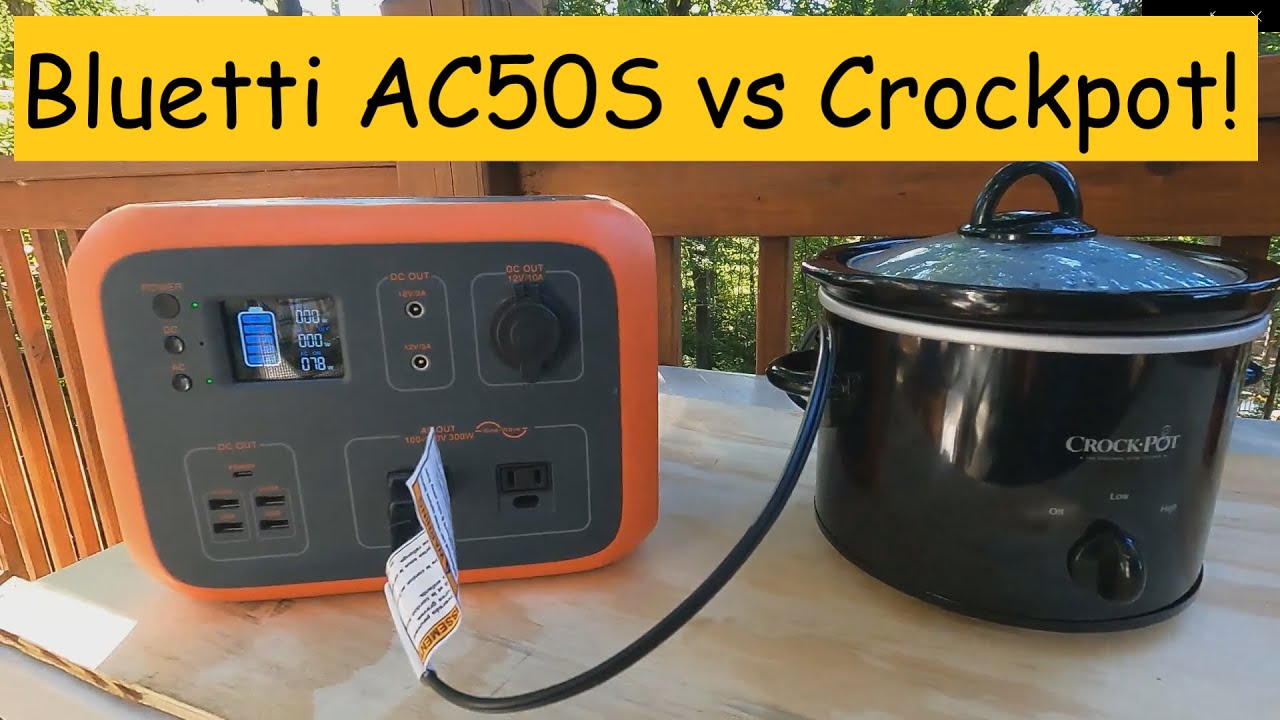 Can The Bluetti AC50S Run A Crockpot? 