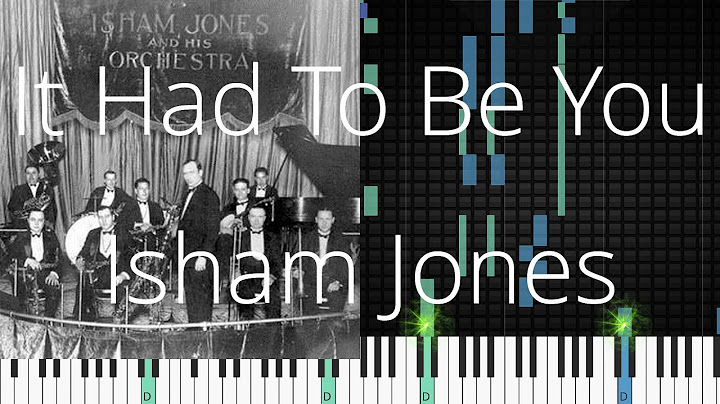 It Had to Be You Piano version - Piano performance video thumbnail