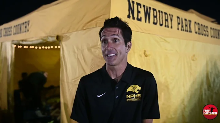 Pre-meet discussion with Newbury Park Coach Sean B...