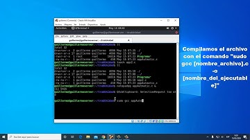 Compilar y Ejecutar en Ubuntu + Ejecutar Programas en C