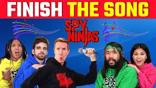 Finish The Lyrics - Spy Ninjas Songs 🎵| Chad Wild Clay , Vy Qwaint, Daniel, Regina, Melvin
