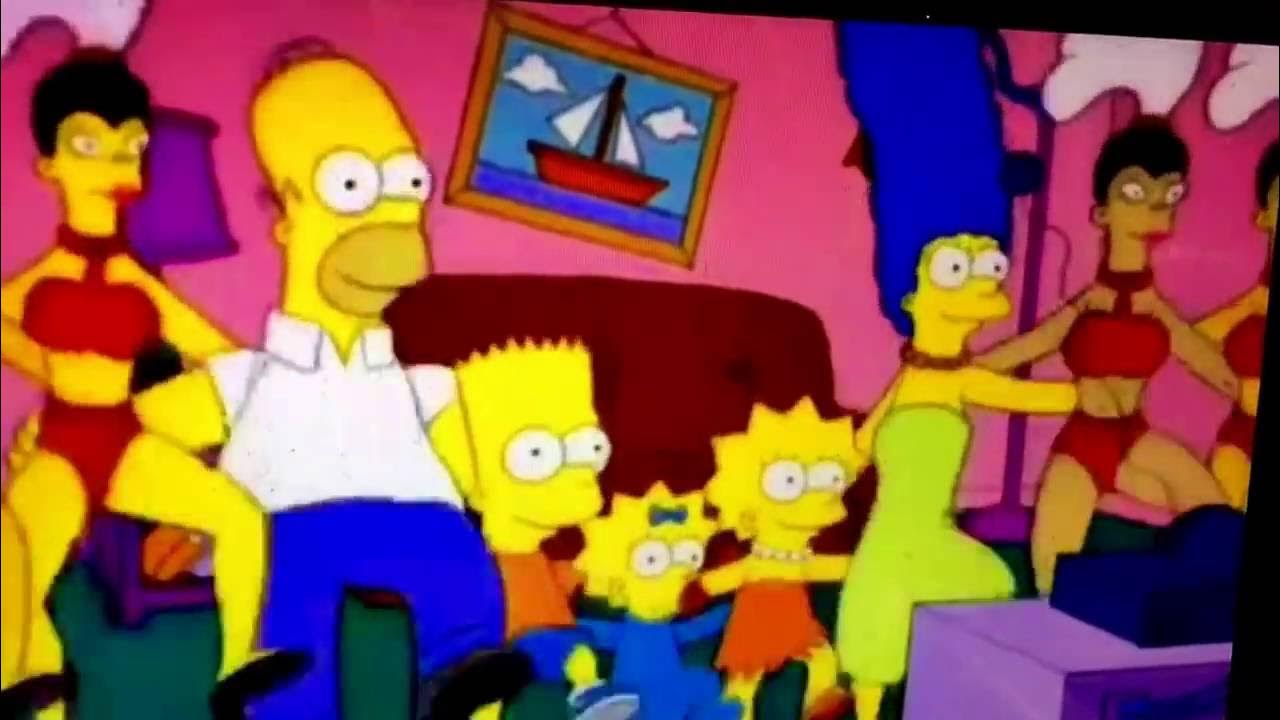 The best couch gag in the Simpsons YouTube