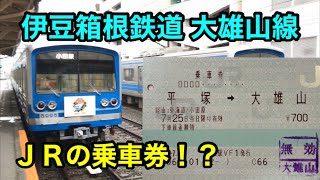 【JRの乗車券】伊豆箱根鉄道大雄山線に乗ってきた！