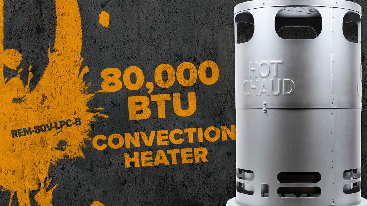 Remington® | 80,000 BTU Propane Convection Heater - YouTube