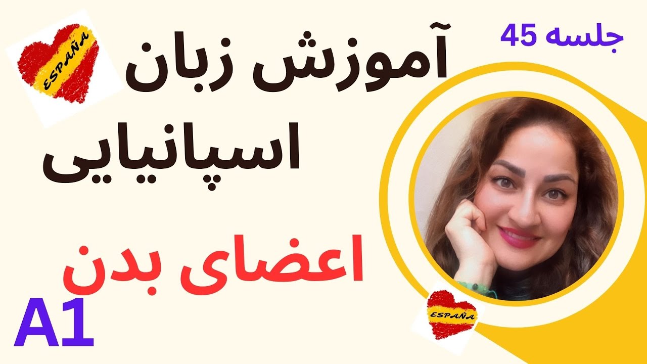... آموزش اسپانیایی #45 یادگیری زبان اسپانیایی/ اعضای بدن/ سردرد دارم