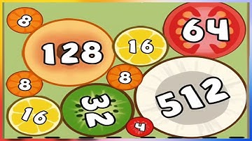 2048 Merge 3D ( Fruit Mode ) - Gameplay Walkthrough