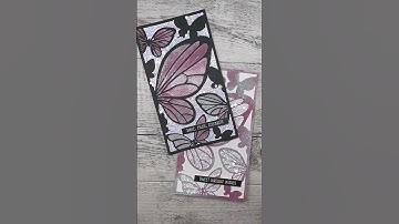 Try THIS technique for 2-for-1 #heatembossing backgrounds #wowembossingpowder