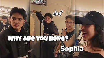 SB19 Pablo got shy around KATSEYE Sophia 🤭