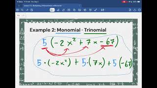 Math 2: Lesson 1-2 Multiplying Polynomials