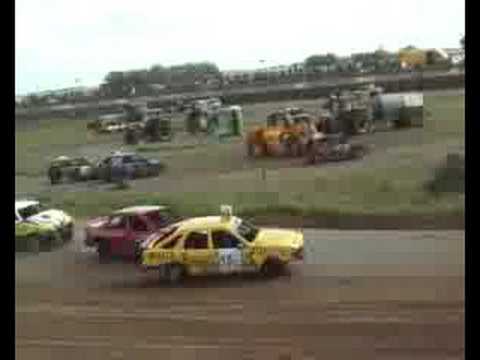 1e Autocross Texel 2008 - Robert Jan Graaf vs Leander Blom