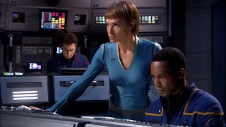 Jolene Blalock (T'Pol) Sexy Body in Shiny Blue Catsuit Compilation "Enterprise" 1080P BD