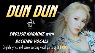 EVERGLOW (에버글로우) - DUN DUN - ENGLISH KARAOKE with BACKING VOCALS