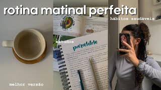 ROTINA MATINAL PERFEITA | 6am club, produtividade e estudos