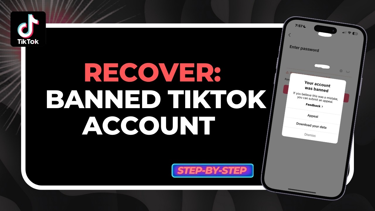 How to Recover a Banned TikTok Account (2026 Appeal & Support Form ...