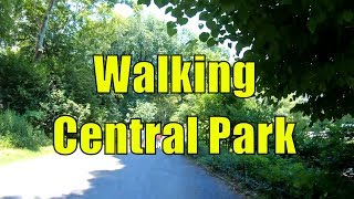 ⁴ᴷ Walking Tour of Central Park, NYC during Summer from 59th - 110th Streets