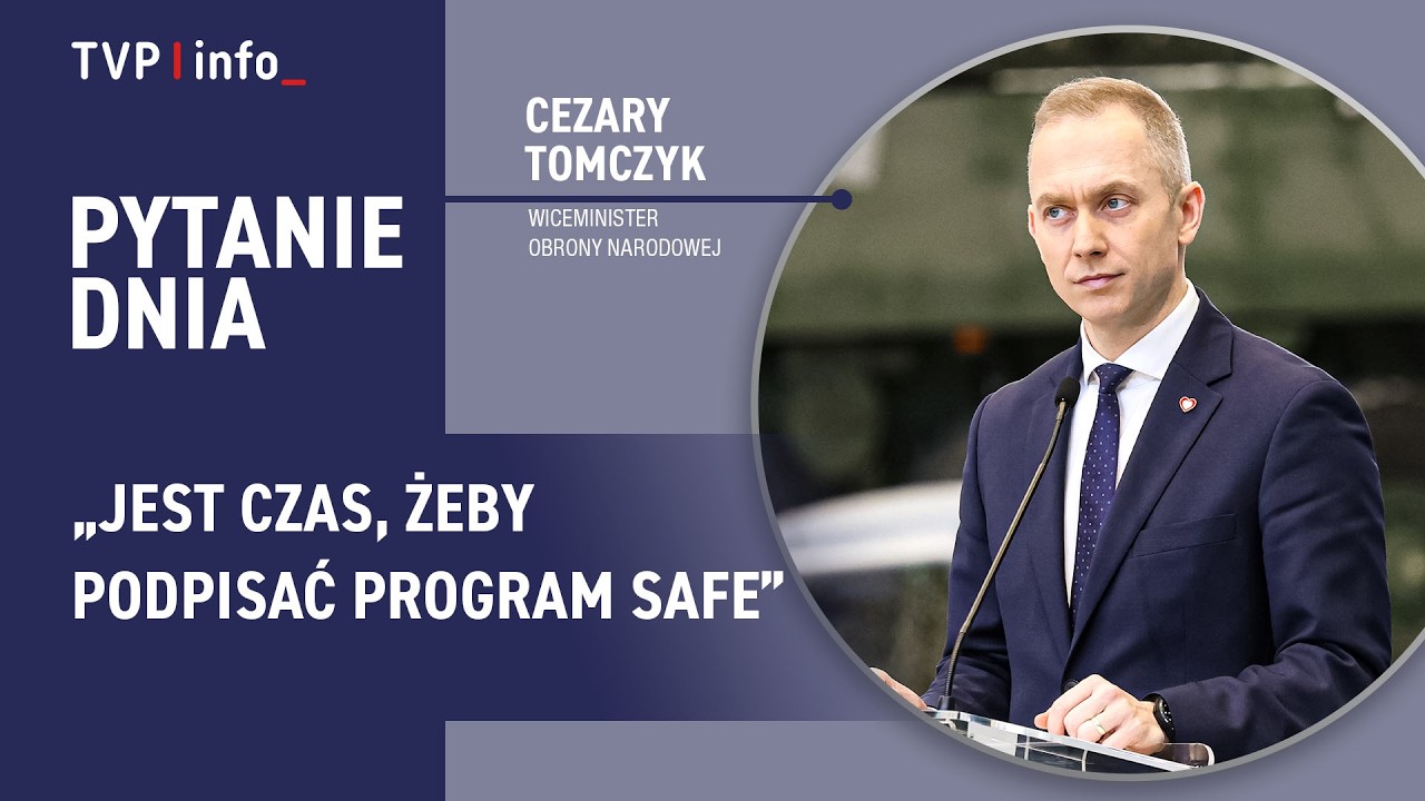 Cezary Tomczyk: Jest czas, żeby podpisać program SAFE | PYTANIE DNIA