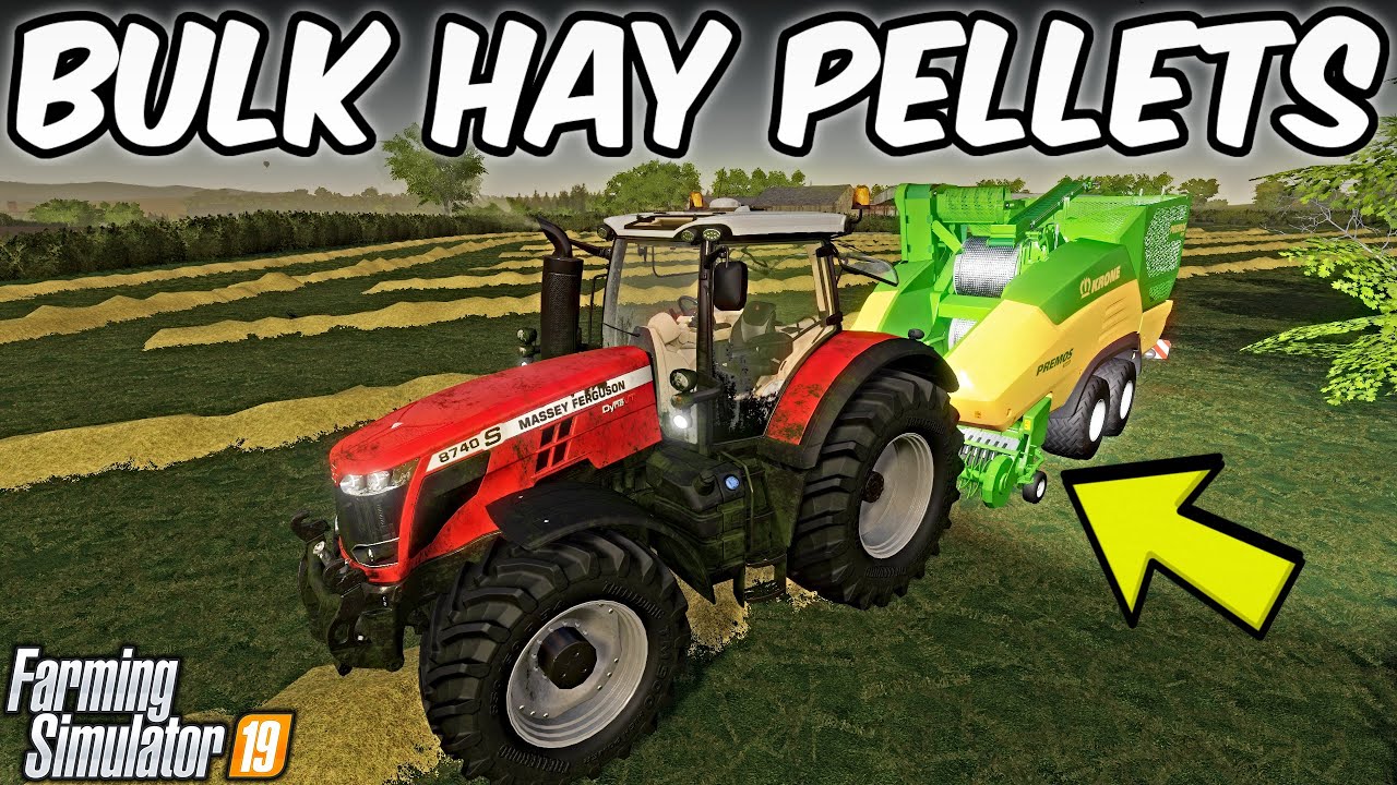 How To Make Hay In Farming Simulator 19 Making Hay Pellets & Selling Direct! | Sandy Bay | Farming Simulator 19