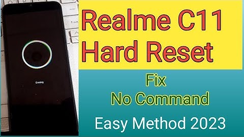 Realme C11 Hard Reset||No command Fix
