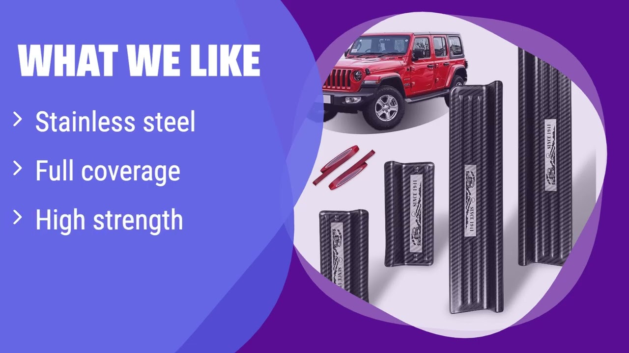 The Top 5 Best Jeep Gladiator Door Sill Guards in 2025 - Must Watch Before Buying!